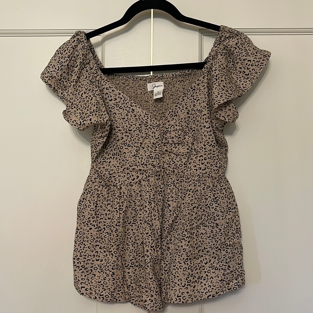 Leopard blouse
